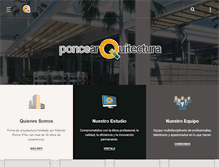 Tablet Screenshot of poncearquitectura.com